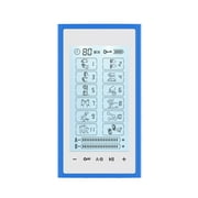 HealthmateForever T12AB2 Touch Screen Professional Grade TENS Muscle Recovery & Pain Relief Therapy (Blue on White)
