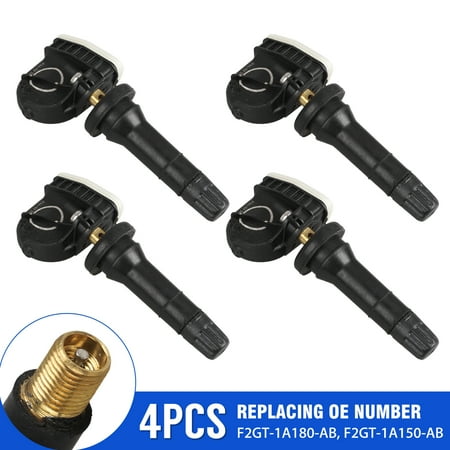 Lincoln Continental Maf Sensor - TSV Pack of 4 Black 315MHz TPMS Tire Pressure Monitoring Sensors F2GZ-1A189-A F2GT-1A180-AB TPMS for Ford F-150 Edge Explorer Mustang,Lincoln Continental MKS MKT MKX MKZ