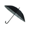 thumbnail image 2 of CTM Adult Sleek Solid Color Stick Umbrella, 2 of 4