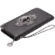 thumbnail image 2 of Women Long Skull Purses Gothic Purse for Women PU Leather Clutch Wallet Bag Skull Handbag Gifts for Womens, Black, 2 of 4