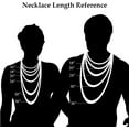 thumbnail image 3 of 18K Gold Filled Cross Necklace for Men Stainless Steel Figaro Chain Silver Black Cross Pendant Necklace for Men Women 18"- 20", 3 of 7