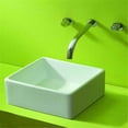 thumbnail image 1 of Kraus KCV-120 white square ceramic sink, 1 of 1