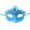 A002- Blue, variant on Masquerade Mask Black Venetian Eye Mask for Women Halloween Mardi Gras Prom Party Fancy Dress Accessory 1 Pack
