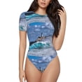 thumbnail image 1 of Fotbe Lighthouse in Havana Body de Mujer con Cuello Redondo y Mangas Cortas, Sin Mangas Ajustado, Suave, Cómodo y Básico-X-Large, 1 of 7