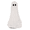 Large Ghost Tabletop Decoration #a A9, variant on Texas Large Ghost Tabletop Decoration - Matte White Resin Standing Ghost Tabletop Figurine, Gentle Whimsical Autumn Halloween Indoor Shelf and Mantel Decoration