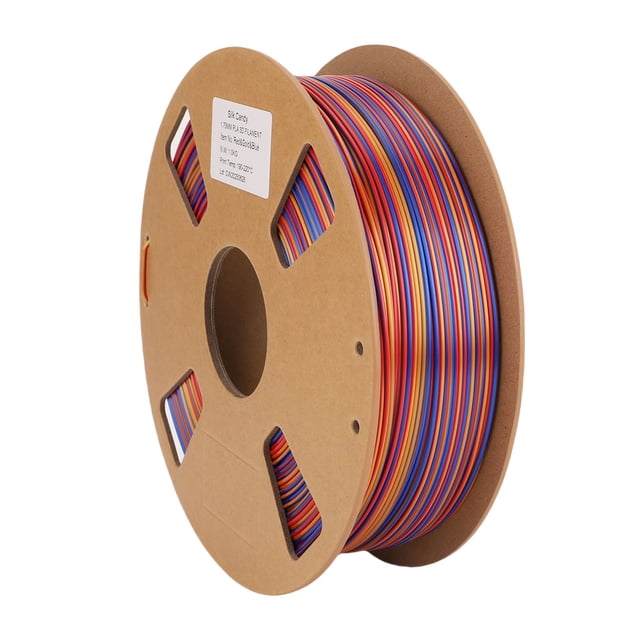 Filamento De Seda PLA, Sin Burbujas, Impresión Fina, Filamento PLA De Tres Colores De 1KG, Preciso Para Impresora 3D