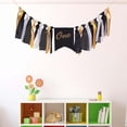thumbnail image 1 of TABLETREANDS One Birthday Highchair Banner Guirnalda Creativa De Arpillera Con Accesorios Pintados Para Celebraciones, 1 of 7