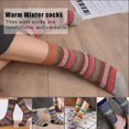 thumbnail image 5 of Thicken Thermal Merino Wool 5 Pairs Crew Socks For Winter Adventures, 5 of 5