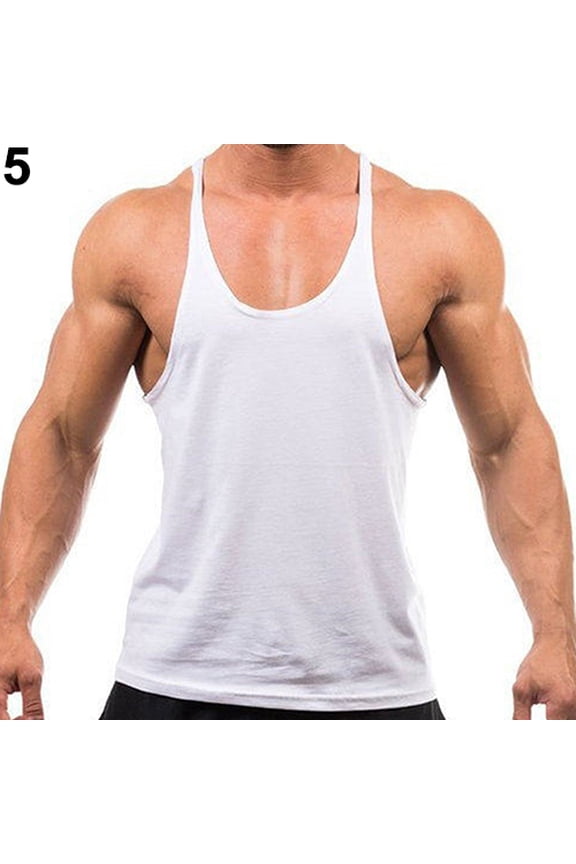 Sleeveless Singlets Muscle Vest Gym Fitness Workout Tank