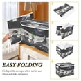 thumbnail image 2 of Yayeee Collapsible Cube Storage Bin with Lid Fabric Closet Decorative Basket with Handles, Space Earth, 2 of 7