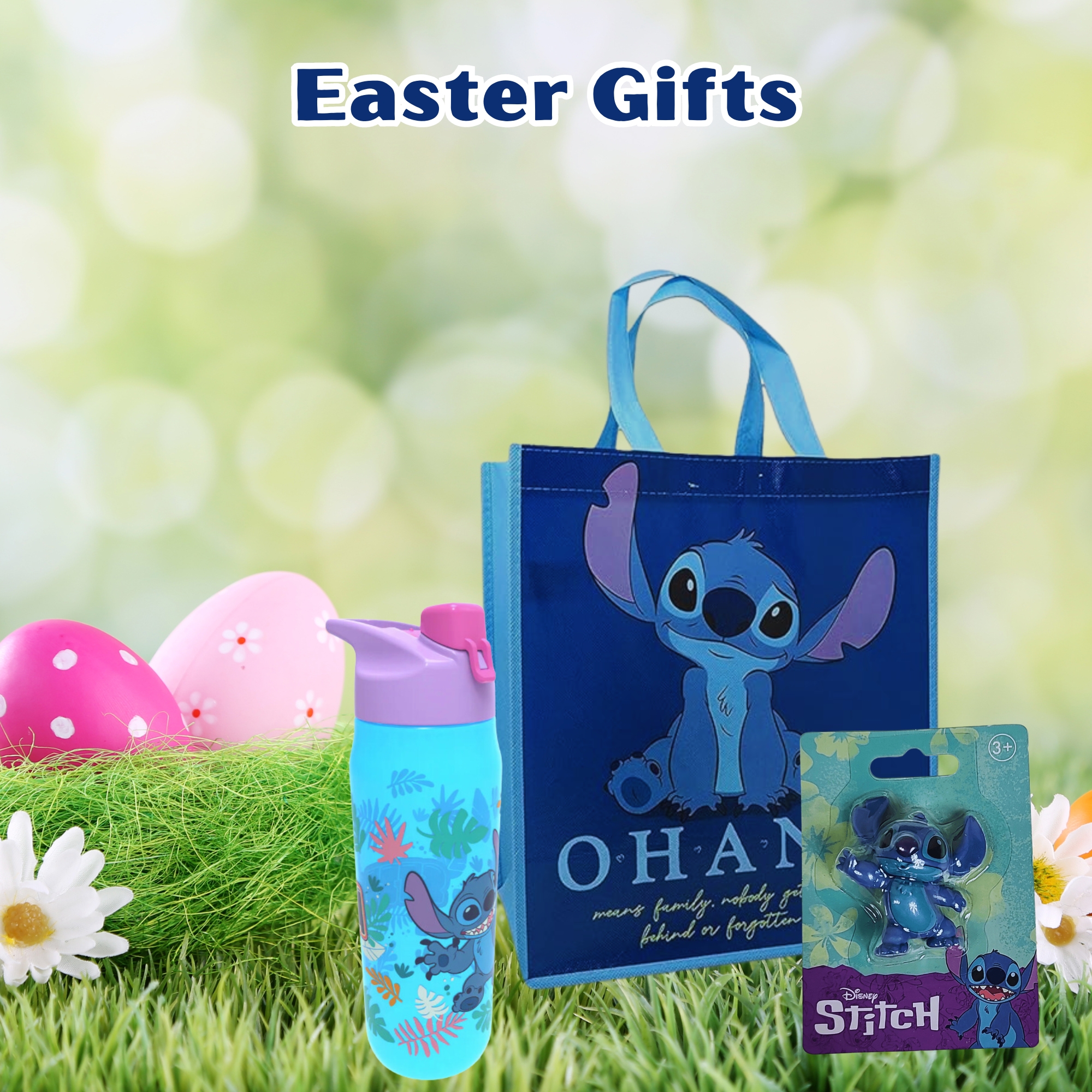 Lilo and Stitch Cute Bundle Pack- Plastic Water Bottle