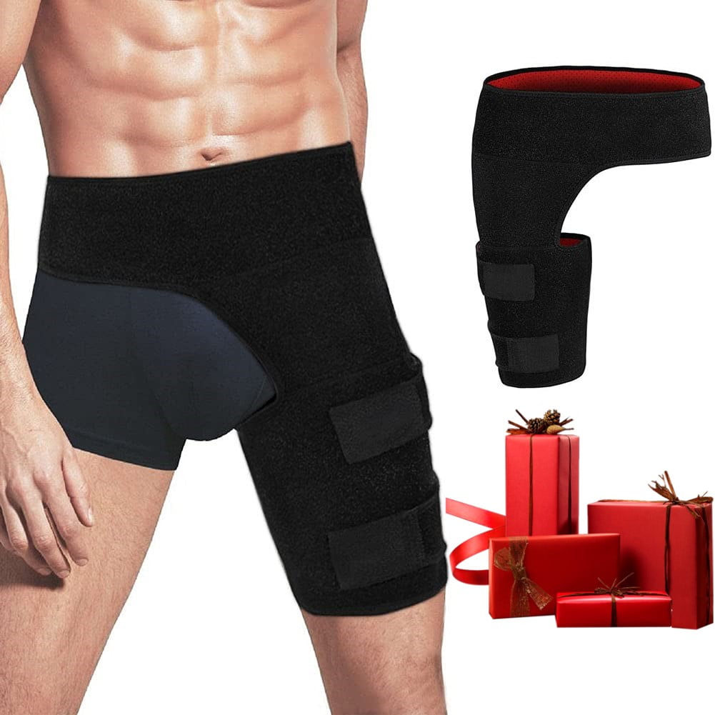 Aptoco Hip Brace Groin Support for Men Women Thigh Compression Sleeve