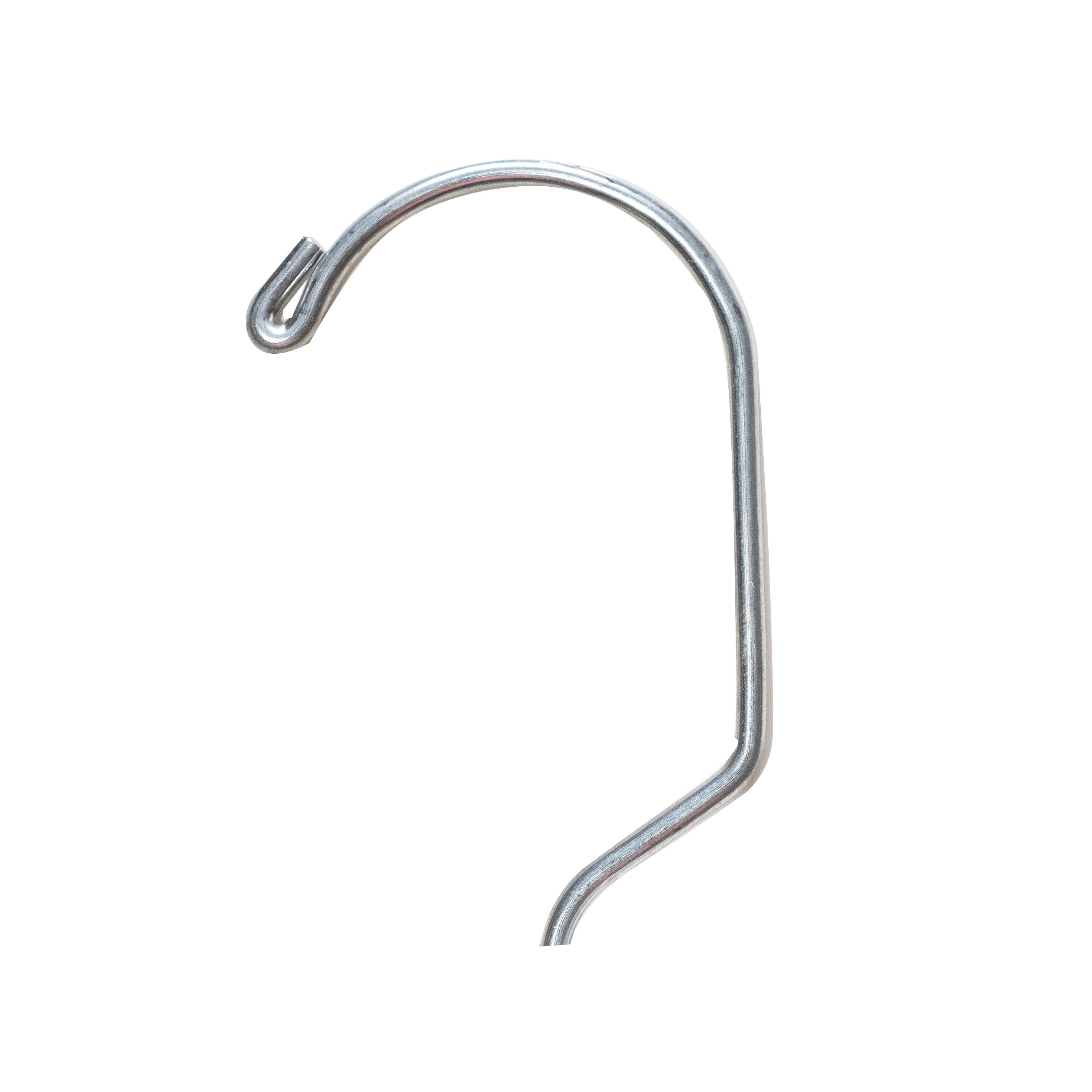NAHANCO #1505HU 17" White Medium Weight Plastic Shirt Hangers (Pack of 50)