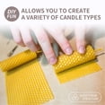 thumbnail image 4 of Hojas De Cera De Abejas Para Hacer Velas, Hojas De Cera De Abejas Suaves Y Cortables Con Fragancia Dulce, Versátiles Para La Apicultura, 4 of 7