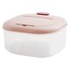 thumbnail image 1 of Contenedor de arroz de 6 kg para cereales y alimentos secos, ahorra espacio en la cocina. Rosado, 1 of 8