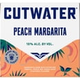 thumbnail image 4 of Cutwater Peach Margarita 4 pack 12 fl oz Aluminum Cans, 10% ABV, 4 of 8