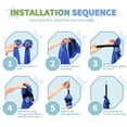 thumbnail image 6 of Sensory Swing with Stand, 350lbs, Indoor/Outdoor Kids Pod Swing, Blue, 6 of 9