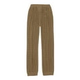 thumbnail image 4 of Pantalones club de punto sexy con aberturas para mujer - Prenda de croché de cintura alta para la playa/fiestas, S-L, 4 of 5