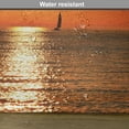 thumbnail image 6 of Ambesonne Nautical Place Mats Set of 4, Sailboat Sea Sunrise, Standard Size, Orange, 6 of 6