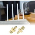 thumbnail image 2 of 2 Pack Sma Female To Ts9 Male Rf Adapter Gold Plated Coaxial Connectors For Broadcast Antennas, 2 of 4