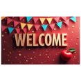 thumbnail image 3 of Welcome Party Banner Colorful Hearts Stars Backdrop Background Decorations Home Event Photography Props Party Supplies, 3 of 4