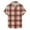 Red, variant on Jgppe Mens Plaid Button down Shirts Casual Summer Collared Short Sleeve Dress Shirts Lightweight Wicking