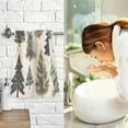 thumbnail image 7 of Yayeee 100% Cotton Hand Towels for Bathroom 16" x 28" Soft Absorbent Kitchen Towel, Beige Christmas Trees, 7 of 7