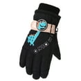 thumbnail image 5 of Surpdew Winter Gloves For Kids Waterproof Boys Snow Ski Gloves Girls Warm Windproof Mittens For Children Outdoor Black 6-10 Years Old, 5 of 9