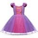 thumbnail image 1 of Disfraz de princesa, elegante vestido de tul con forma de margarita para niña pequeña, 1 of 6