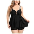 thumbnail image 1 of Traje de baño de talla grande para mujer, traje de baño de moda para mujer, bikini grande con abertura, traje de baño de ángulo plano, conjunto de traje de baño, trajes de baño, 1 of 5