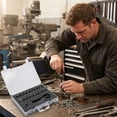 thumbnail image 5 of 22-piece plastic box screw removal tool Set of S2 slotted screw removal tools Drill bit and chuck adapter, 5 of 7