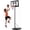 Black, variant on SHOUFTW 10 ft Basketball Hoop, Adjustable Portable System for Kids Youth & Adults, Indoor Outdoor Training Practice with Sturdy Stand, Red