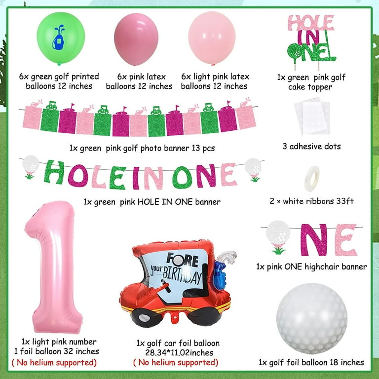 Porter's Hole-In-One First Birthday Party - Medicine & Manicures %