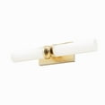 thumbnail image 2 of Hunter - Lenlock 2-light Alturas Gold, Medium Size Vanity Light, Dimmable, Modern Style, for Bedrooms, Dining, Living Rooms - 19924, 2 of 7