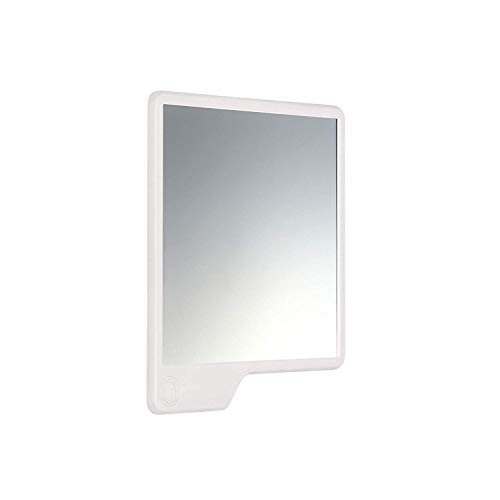 Tooletries The Oliver (White) Silicone Waterproof Mighty Mirror