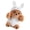 B, variant on Plush Bear with Cartoon Hat Fun Colored Cartoon Rabbits Stuffed Fun Stuffed Toy Photo Props
