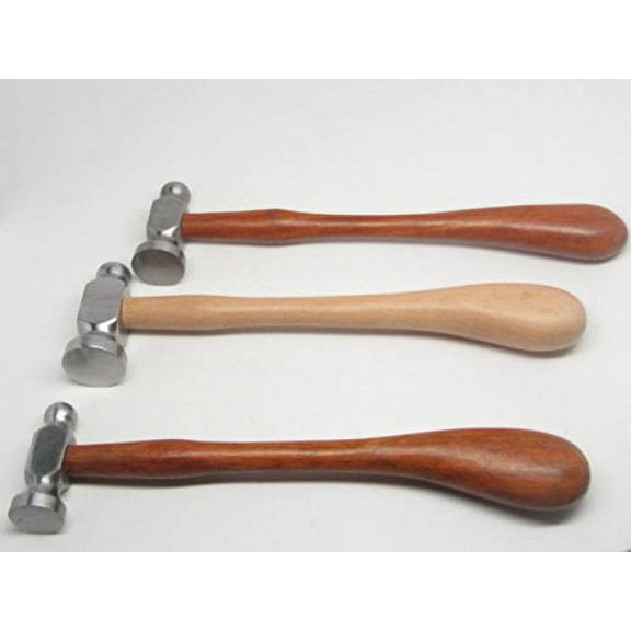 3 Chasing Hammer Repousse Silversmithing Goldsmithing Gunsmithing