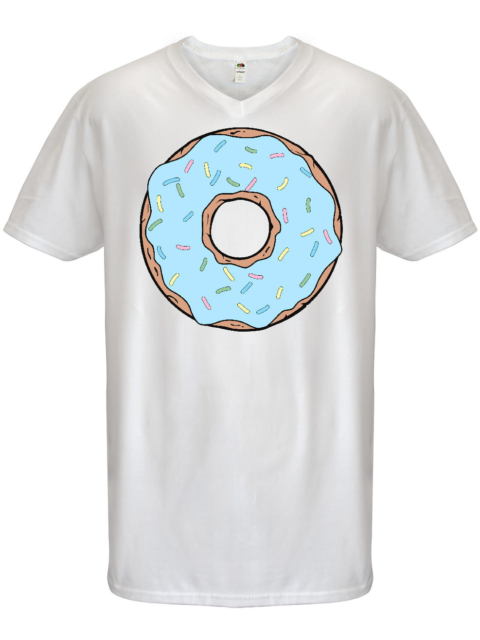 INKtastic - Blue Donut, Donut With Colorful Sprinkles, Frosting Men's V ...