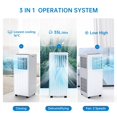 thumbnail image 5 of ACONEE Aire acondicionado portátil de 8000 BTU, color blanco, 5 of 5