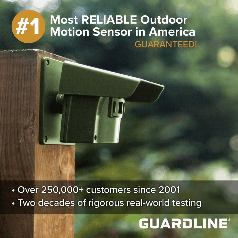 Guardline 500 Foot Range Wireless Driveway Alarm, Outdoor and