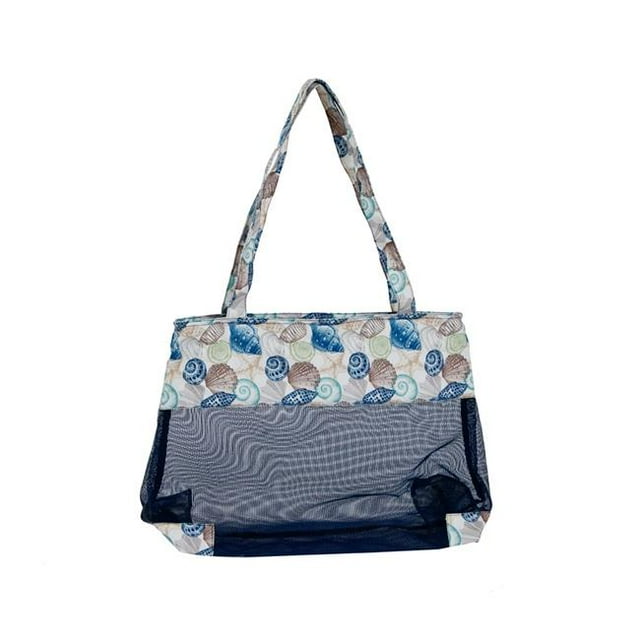 Picnic Plus PSM-120VS Sac Fourre-Tout en Maille Bord de Mer - Vintage Shell