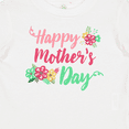 thumbnail image 4 of Inktastic Happy Mothers Day with Flowers Boys or Girls Baby T-Shirt, 4 of 5