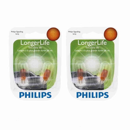 2 pc Philips 24NALLB2 Long Life Turn Signal Light Bulbs