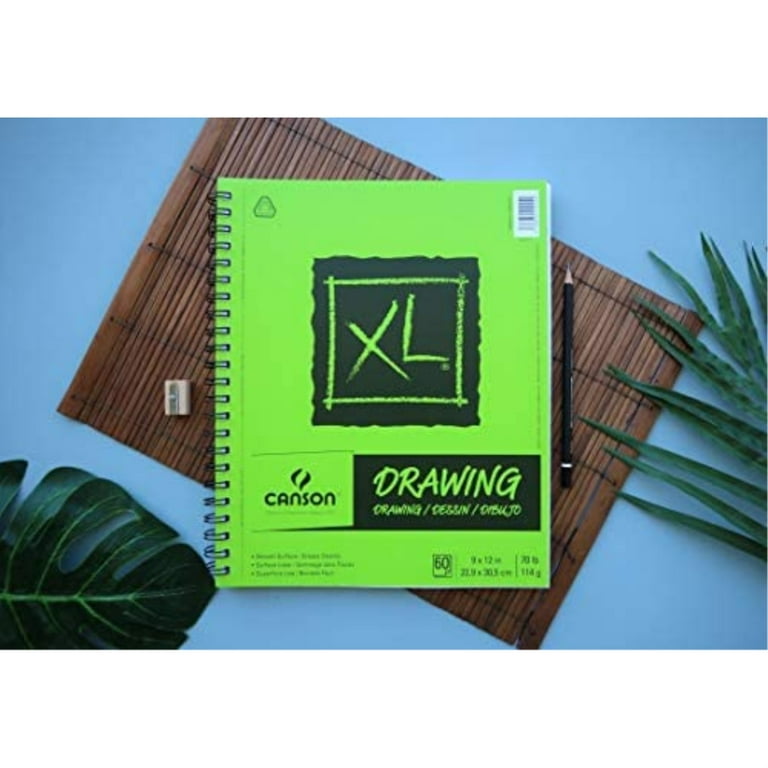 Canson XL Drawing Pads 18 x 24 30 Sheets Per Pad Pack Of 2 Pads