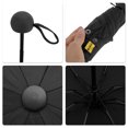 thumbnail image 3 of Unique Bargains 1 Pcs Compact Umbrella Thickened Black Vinyl Magic Black, 3 of 6