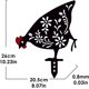 thumbnail image 2 of Estaca de jardín de arte de patio de pollo de metal decorativo TUNC Sencillez, 2 of 5