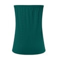 thumbnail image 4 of YMNXA Women's Tank Top Sleeveless Strapless Solid Color Comfortable Elegant Lightweight Stretch Camisole For Casual Daily Wear,Army Green,Xxxxxl, 4 of 5