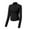 c01Black, variant on Arnsht Womens Zip Up Workout Jakcets Solid Color Lightweight Slim Fit Running Athletic Jackets with Thumb Holes Gray L