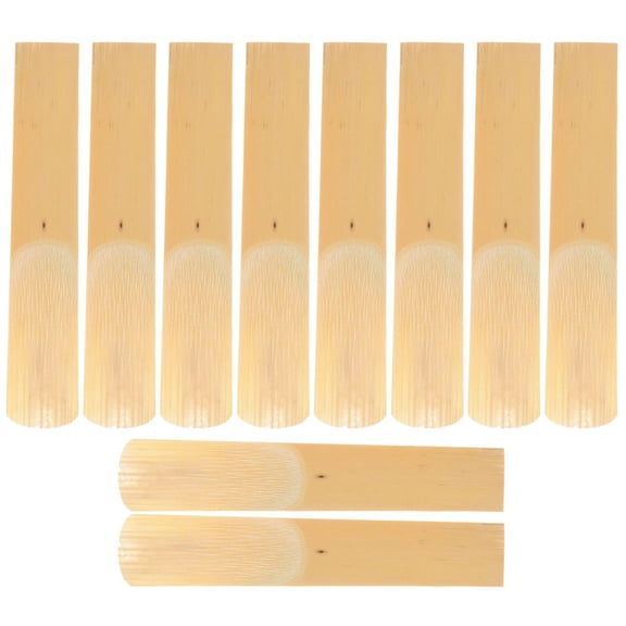 10 Pcs B Flat Clarinet Reeds Clarinet Reeds Clarinet Replacement Reeds Clarinet Player Reeds for Performance Instrument Accessories