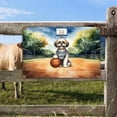 thumbnail image 2 of Happy Father's Day Shih Tzu Playing Basketball with Best Dad Jersey Horizontal Metal Aluminum Sign Lion Dog Lover Gifts Wall Art Home Decor - 13006, 2 of 5
